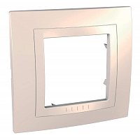 Рамка горизонтальная Schneider Electric Unica Хамелеон 1-м. бежевый